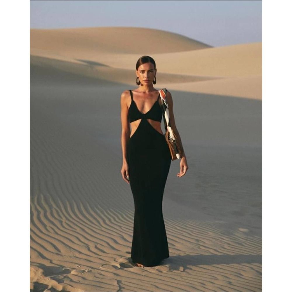 CULT GAIA Serita Knit Dress in black L